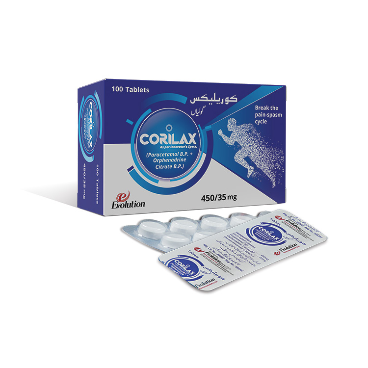 CORILAX 450,35mg 100 Tablets