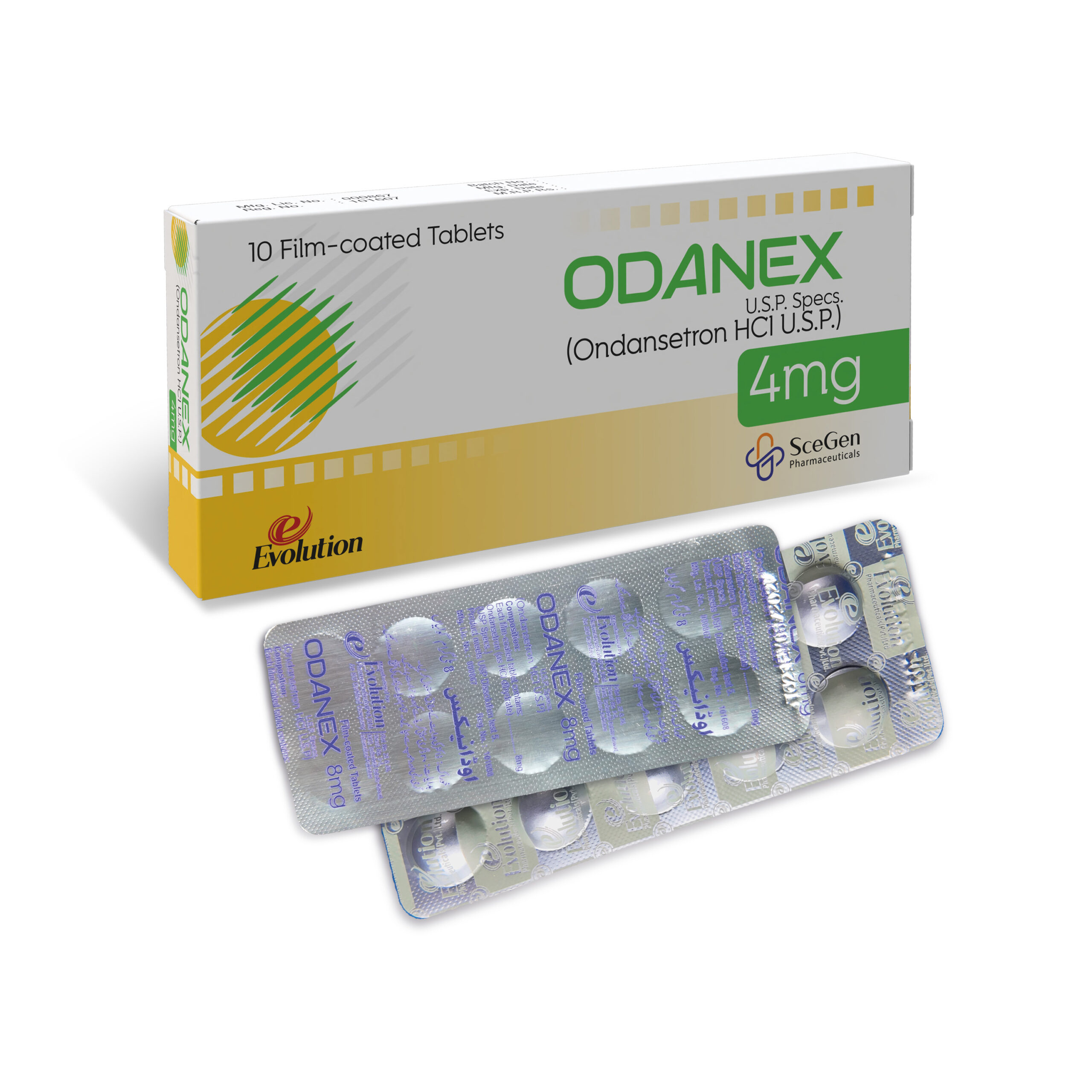 Odanex 4mg Tablets