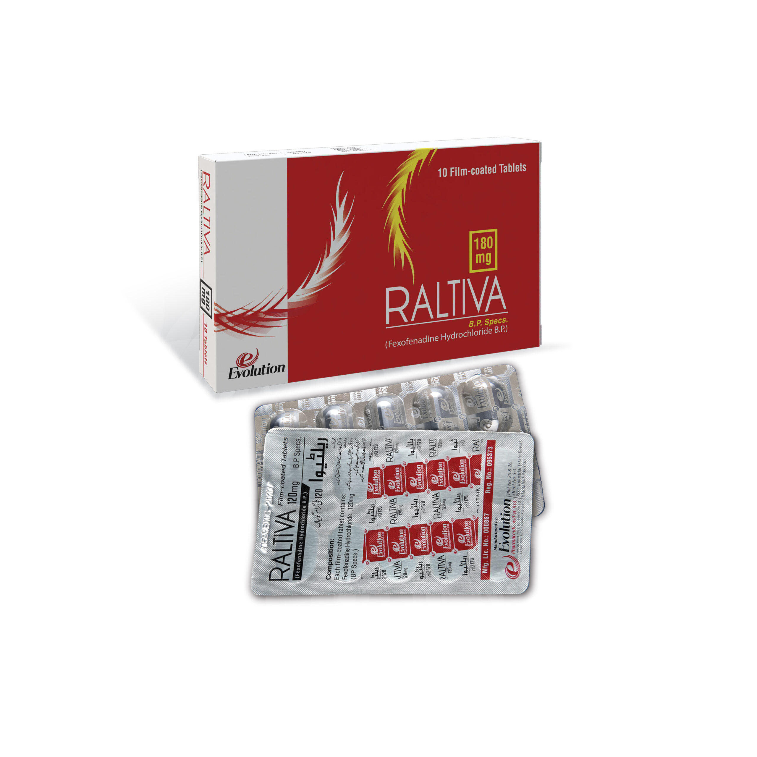 Raltiva 180mg Tablets