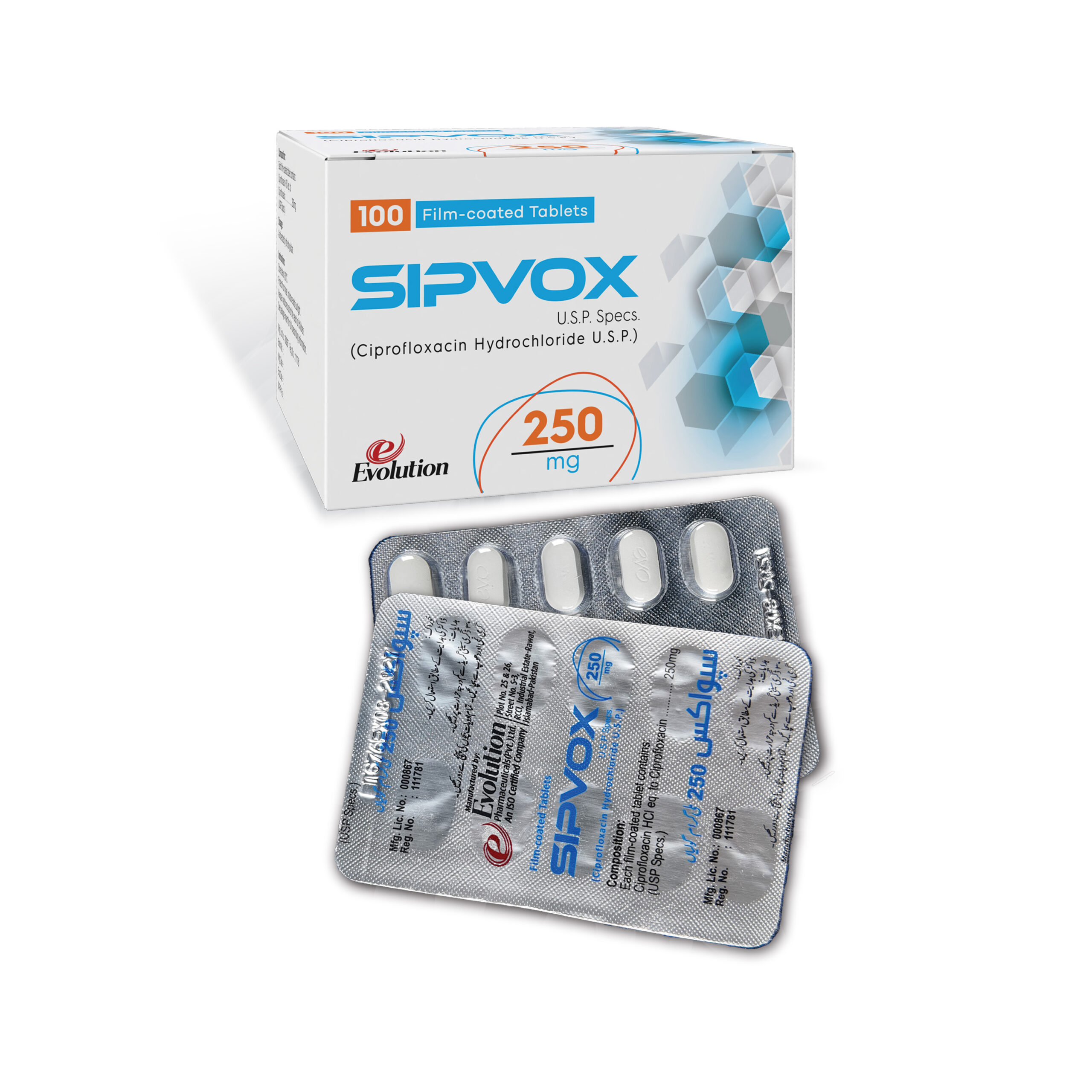 Sipvox 250mg Tablets