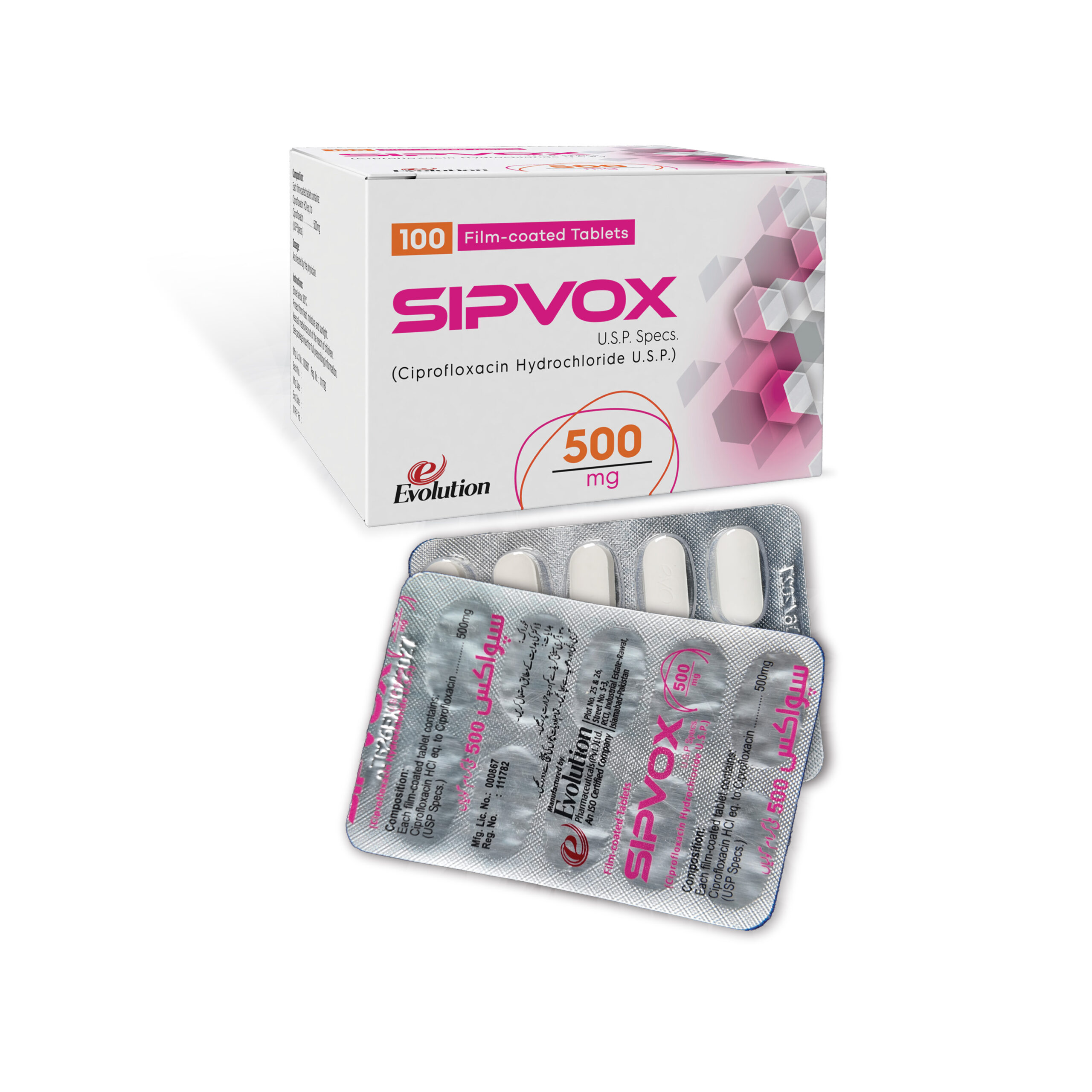 Sipvox 500mg Tablets