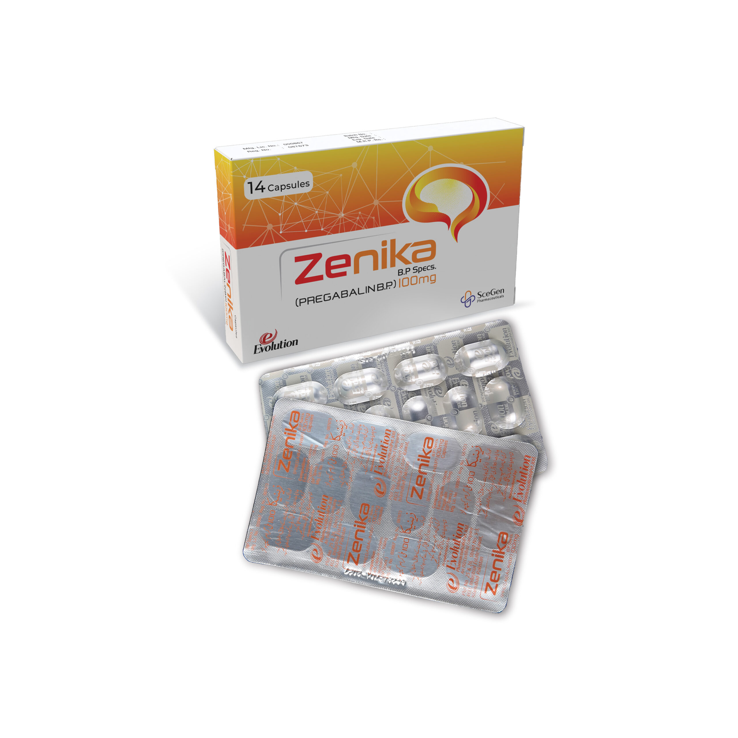 Zenika Range 100 mg