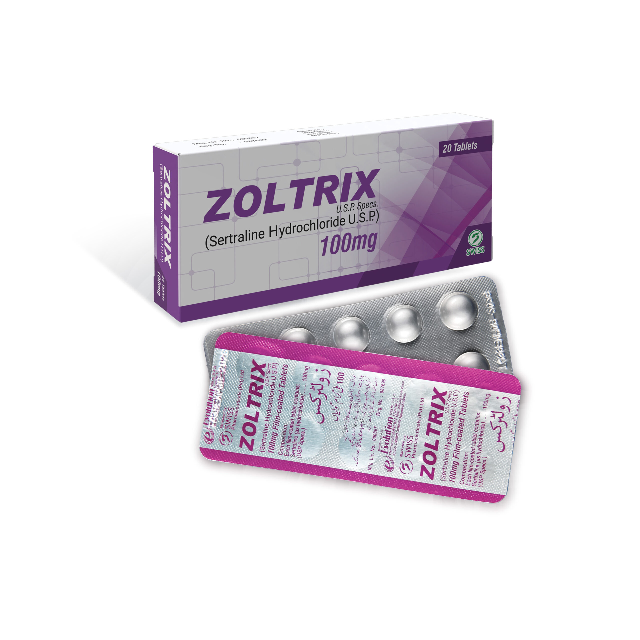 Zoltrix Tablets 100 mg