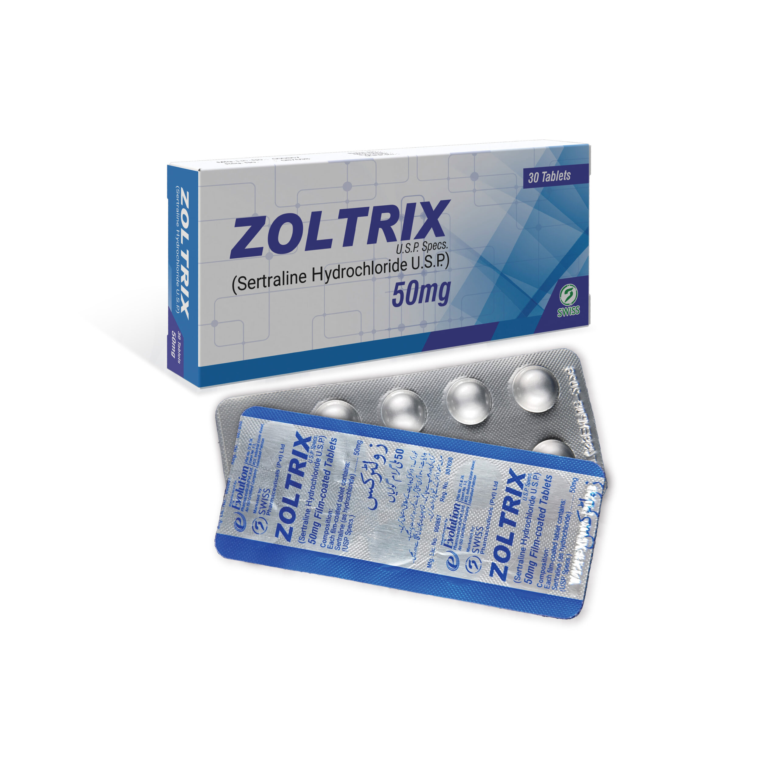 Zoltrix Tablets 50 mg