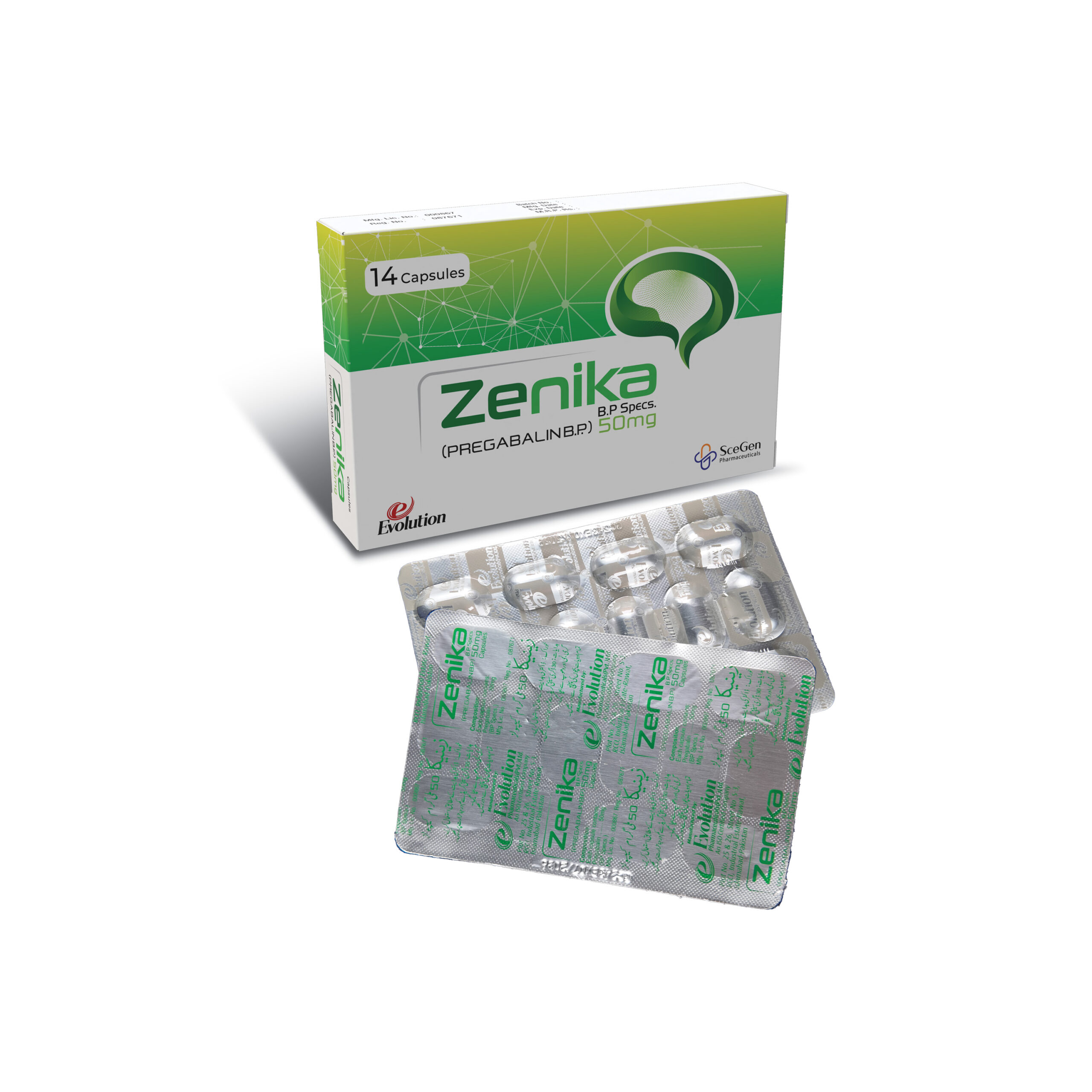 Zenika Range 50 mg